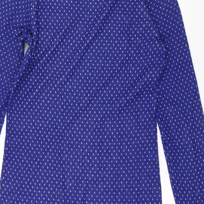 Salty Crew Womens Blue Polka Dot  A-Line  Size 12