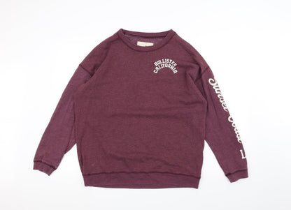 Hollister Mens Red   Pullover Jumper Size S