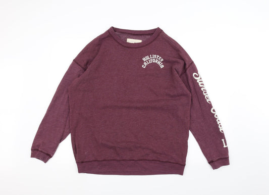 Hollister Mens Red   Pullover Jumper Size S