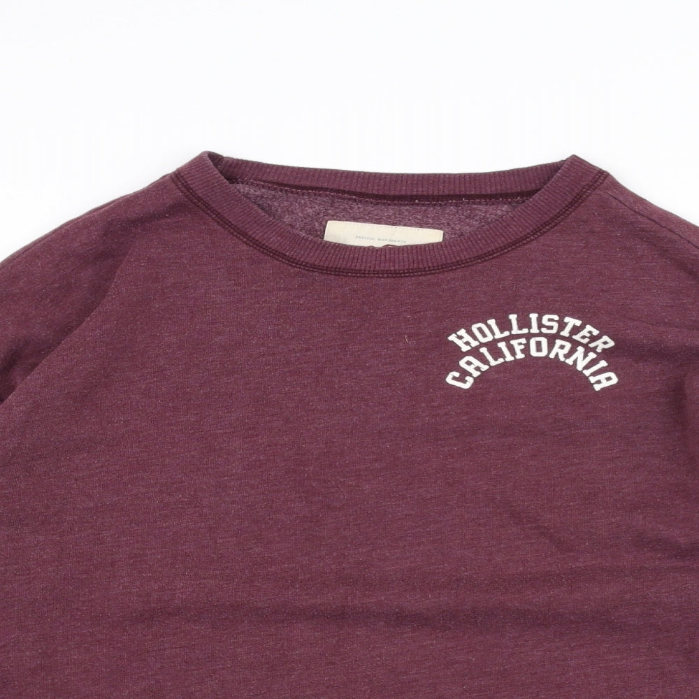 Hollister Mens Red   Pullover Jumper Size S