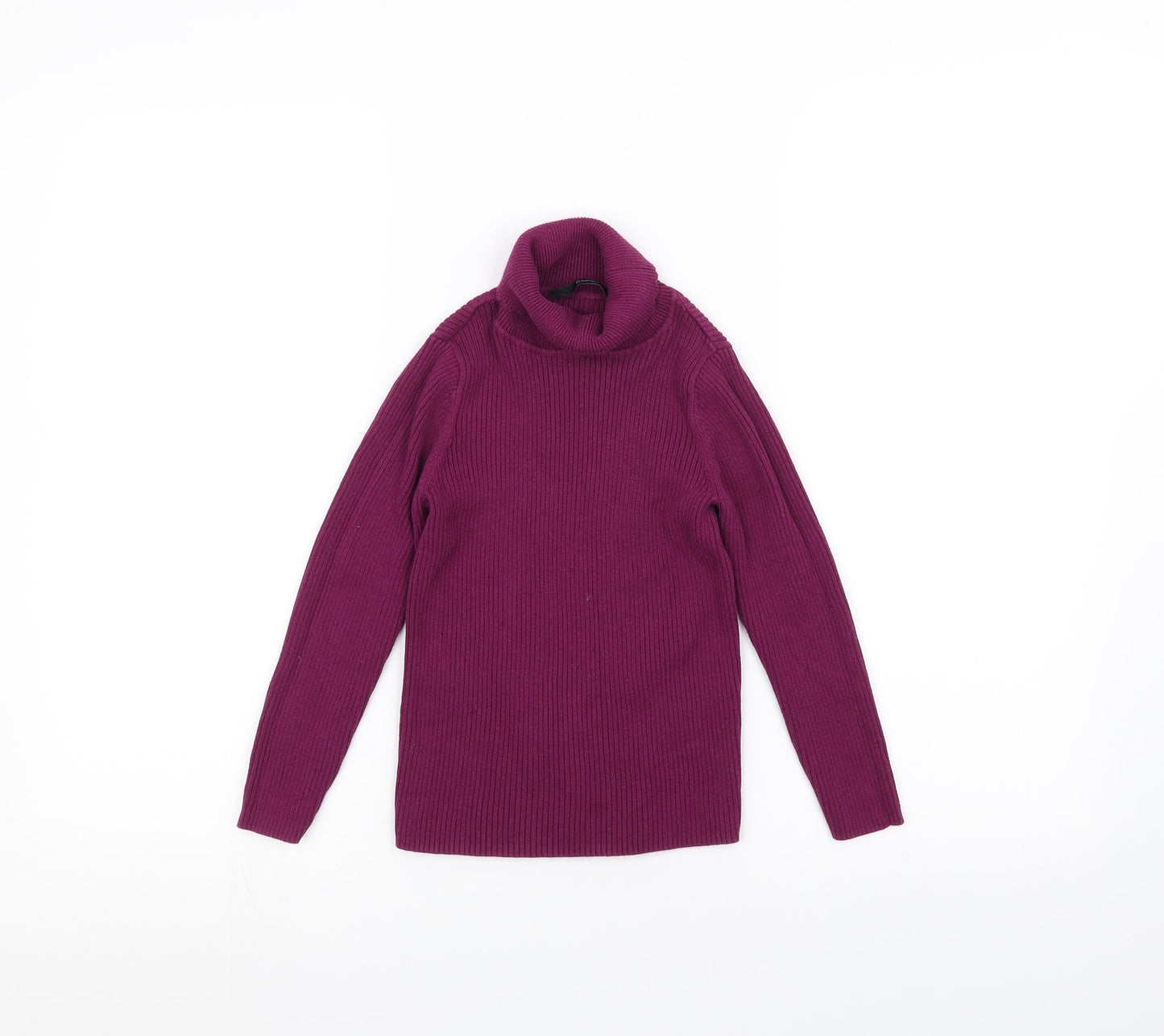 George Girls Purple   Basic T-Shirt Size 5-6 Years