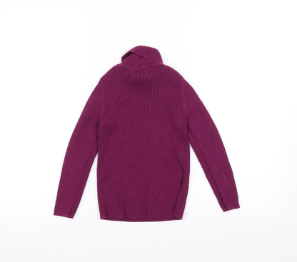 George Girls Purple   Basic T-Shirt Size 5-6 Years