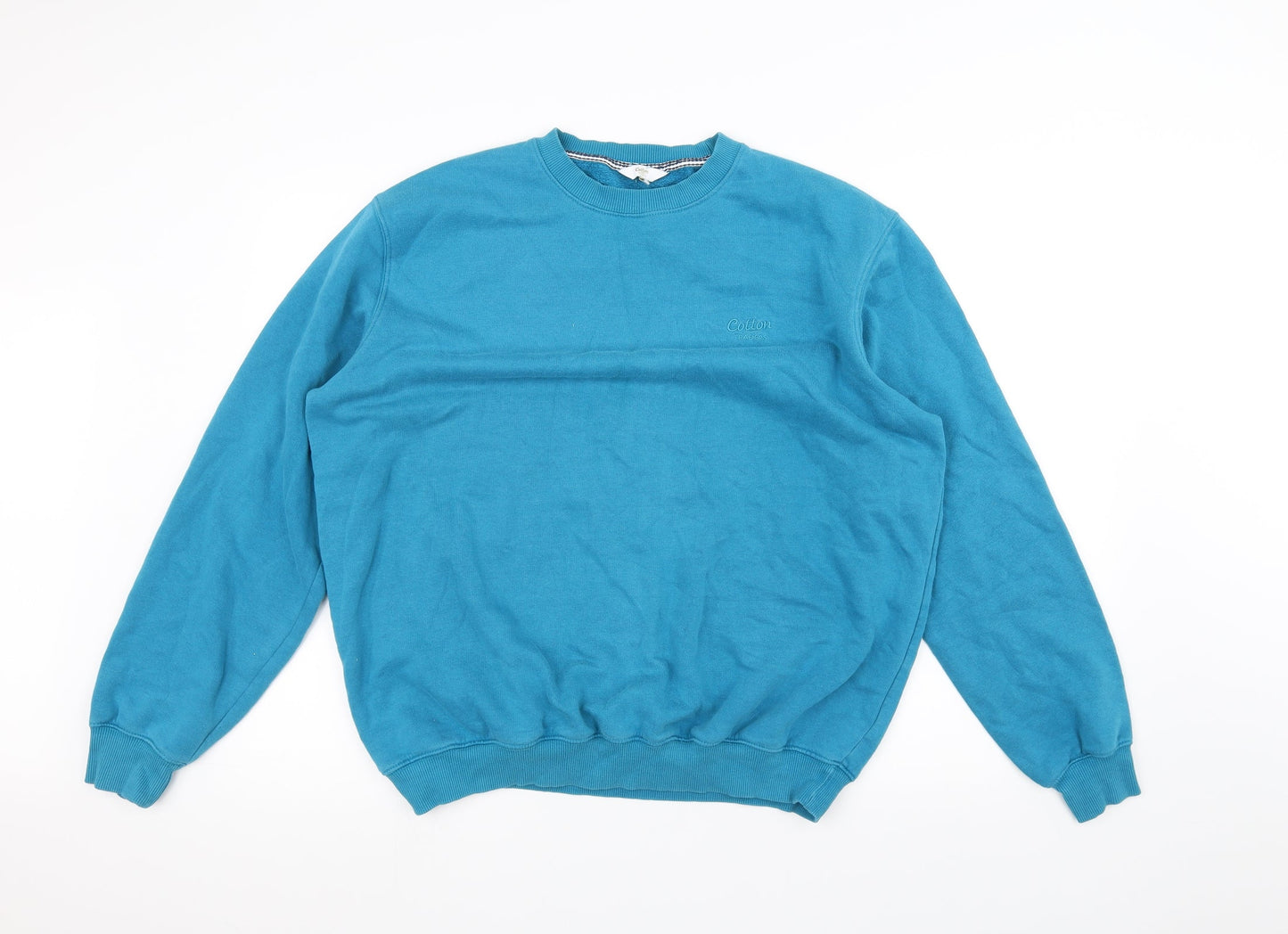 Cotton Traders Mens Blue   Pullover Jumper Size L