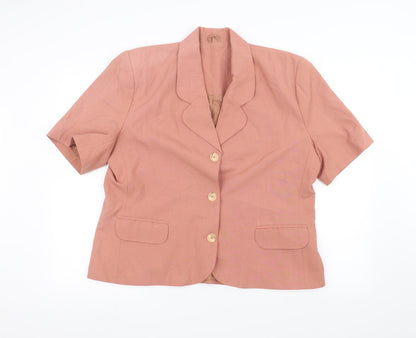 Womens UK Size 18 Preworn Pink Jacket