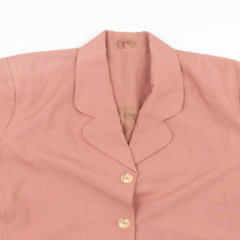 Womens UK Size 18 Preworn Pink Jacket