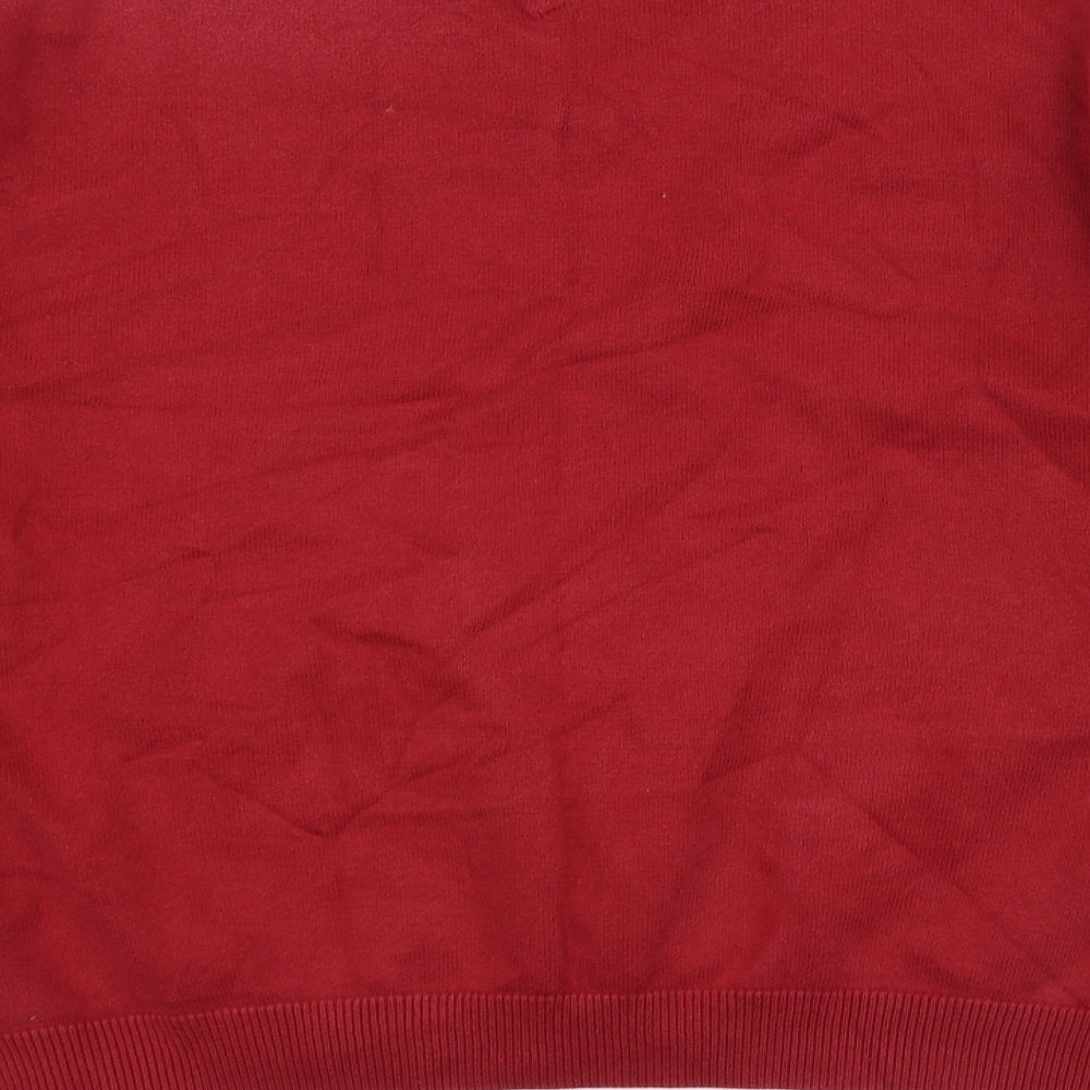 Lincoln Mens Red   Pullover Jumper Size XL