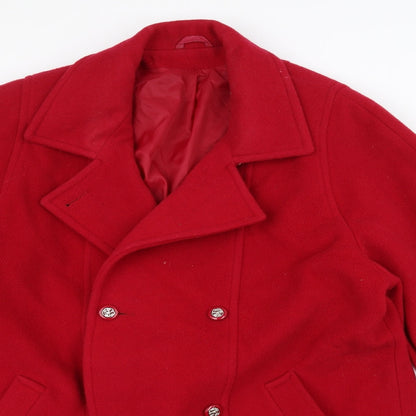 Berkertex Womens Red   Varsity Jacket Coat Size 14