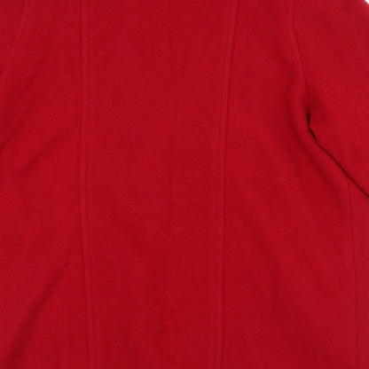 Berkertex Womens Red   Varsity Jacket Coat Size 14