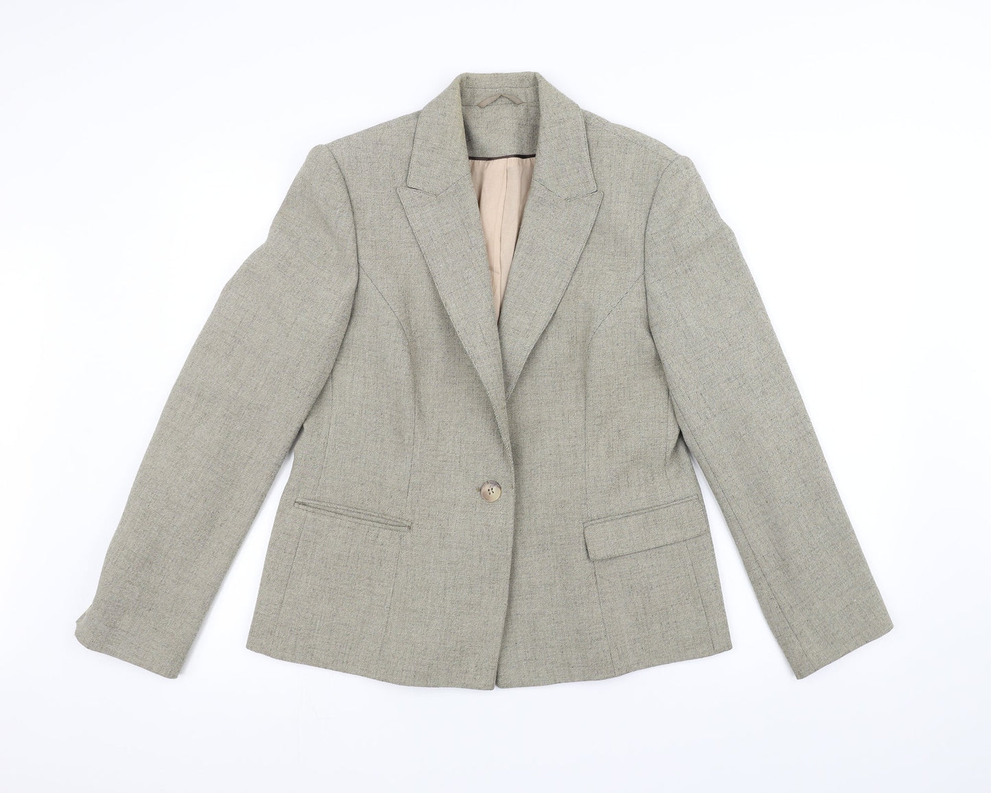 Womens UK Size 12 Berkertex Green Jacket