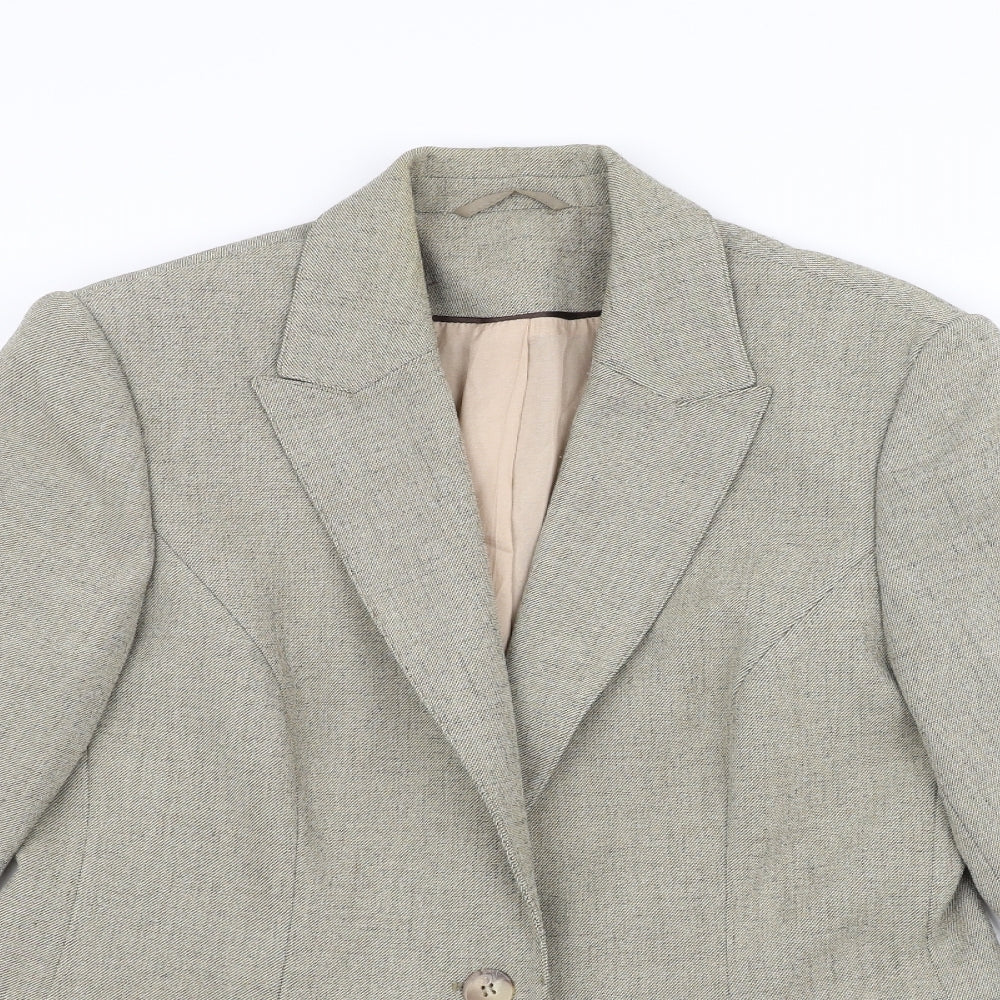 Womens UK Size 12 Berkertex Green Jacket