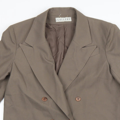 Womens UK Size 10 Gallery Brown Jacket