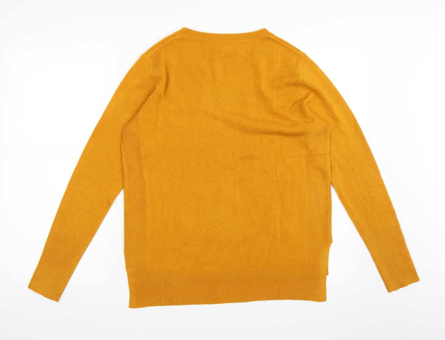 Primark Womens Yellow   Pullover Jumper Size S