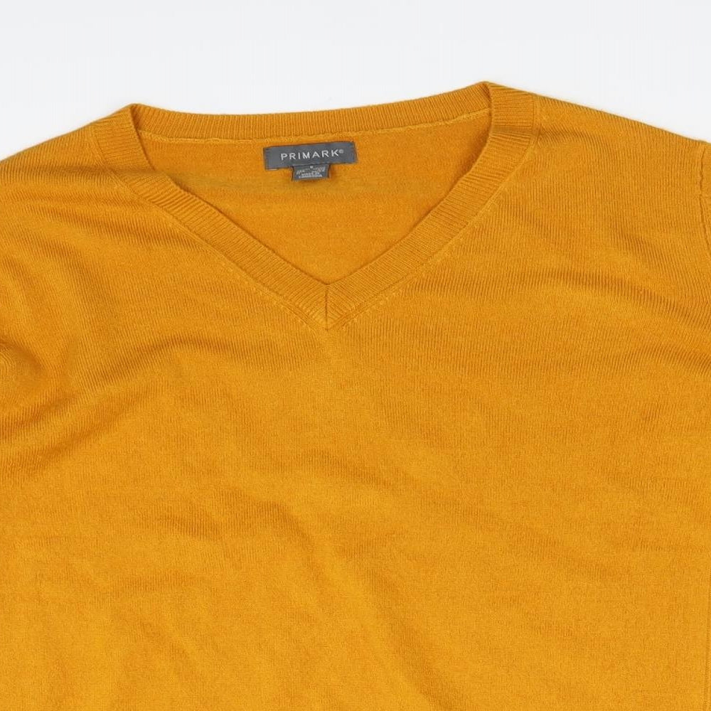 Primark Womens Yellow   Pullover Jumper Size S