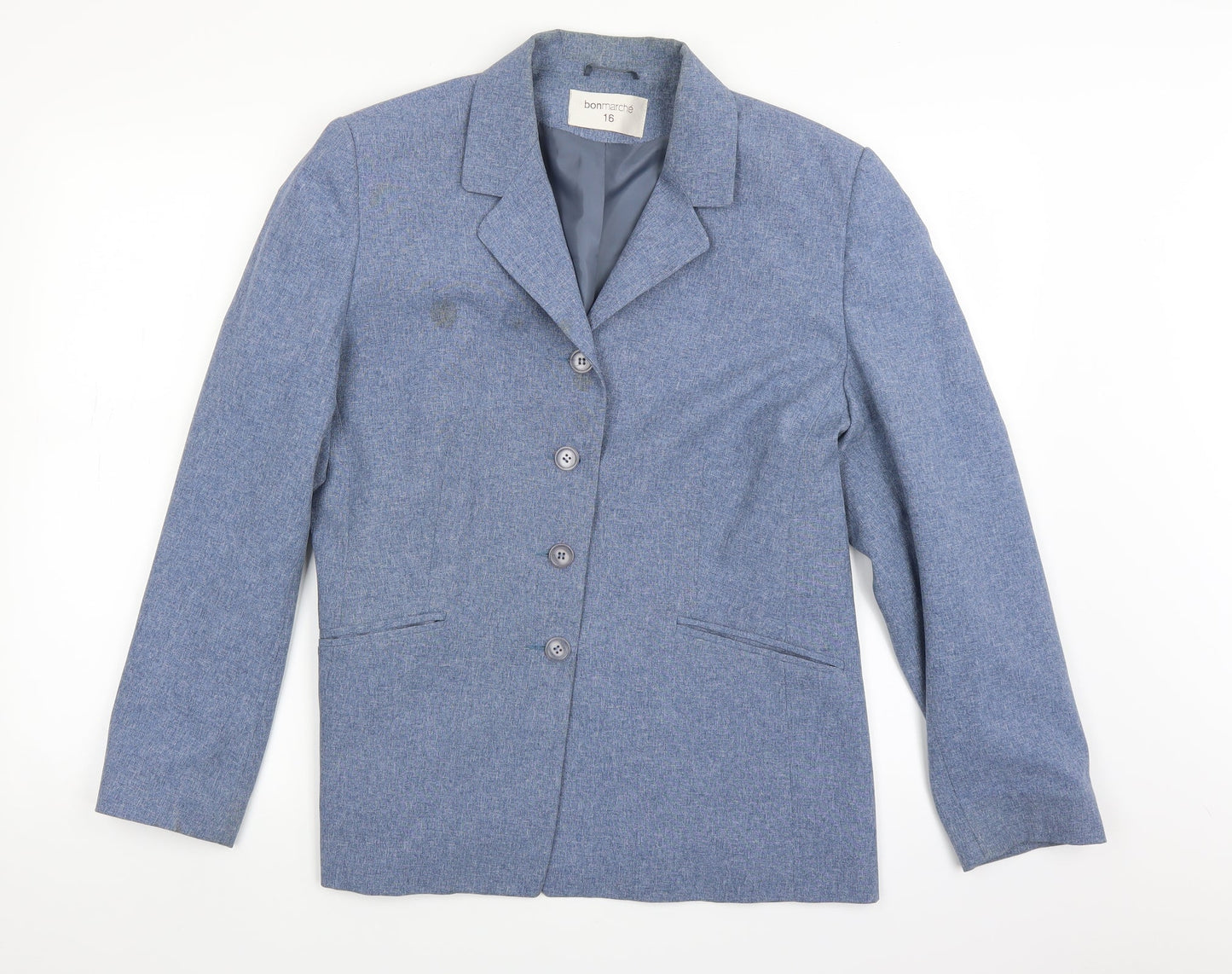 Bonmarché Womens Blue   Jacket Suit Jacket Size 16