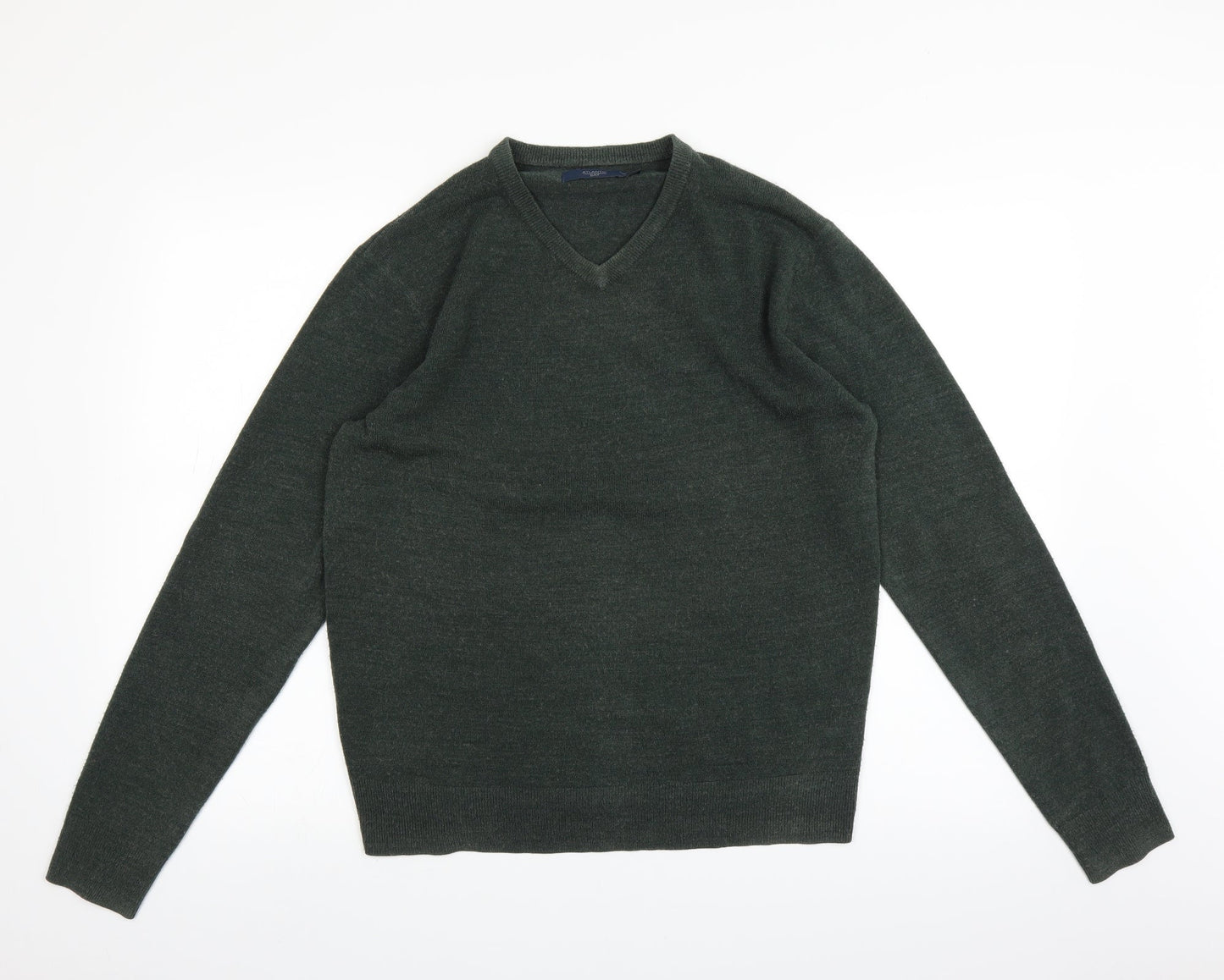 Atlantic Bay Mens Green   Pullover Jumper Size S