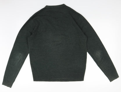 Atlantic Bay Mens Green   Pullover Jumper Size S