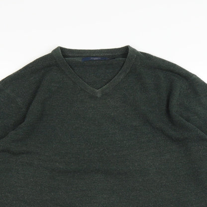 Atlantic Bay Mens Green   Pullover Jumper Size S