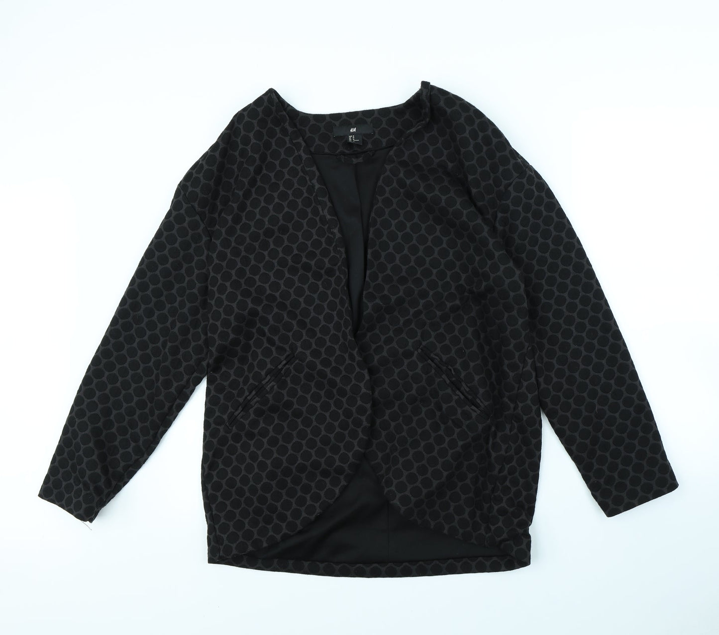 Womens UK Size M H&M Black Jacket