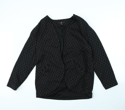 Womens UK Size M H&M Black Jacket