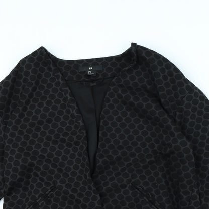 Womens UK Size M H&M Black Jacket