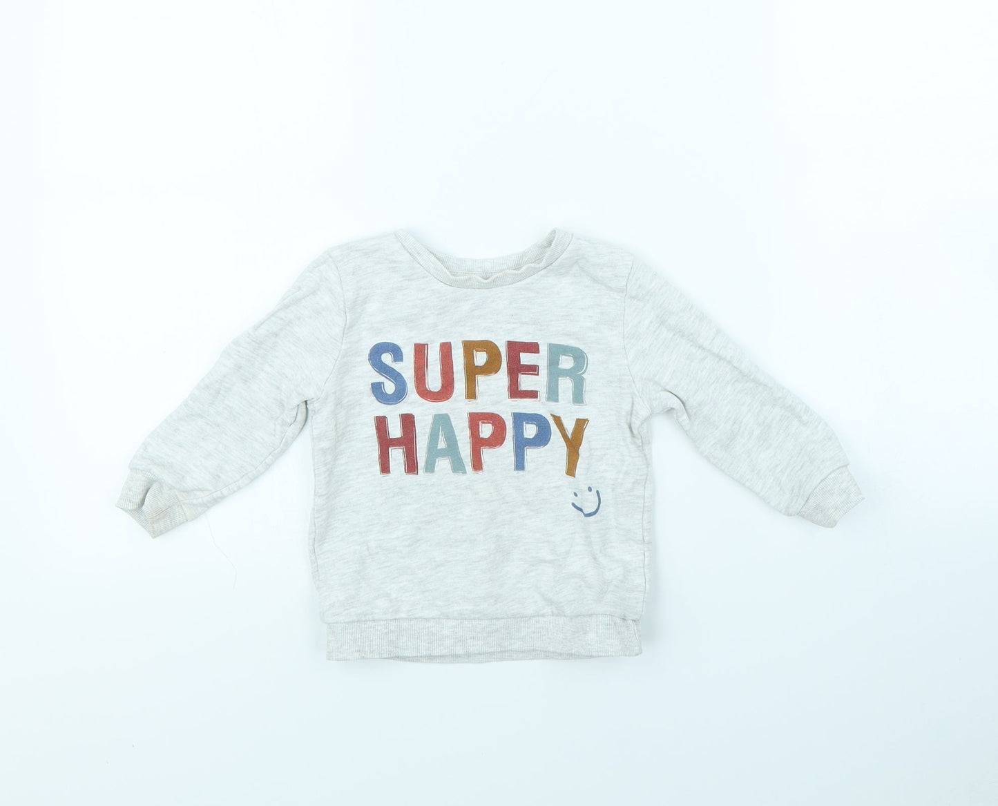 Preworn Baby Grey   Pullover Jumper Size 18-24 Months