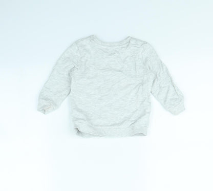 Preworn Baby Grey   Pullover Jumper Size 18-24 Months