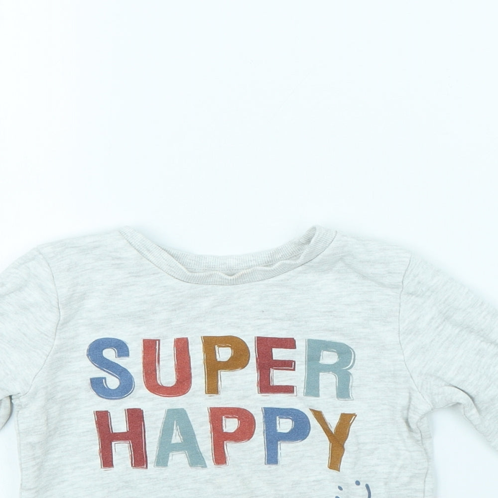 Preworn Baby Grey   Pullover Jumper Size 18-24 Months