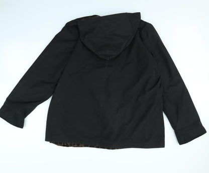 Womens UK Size S ELVI Black Jacket