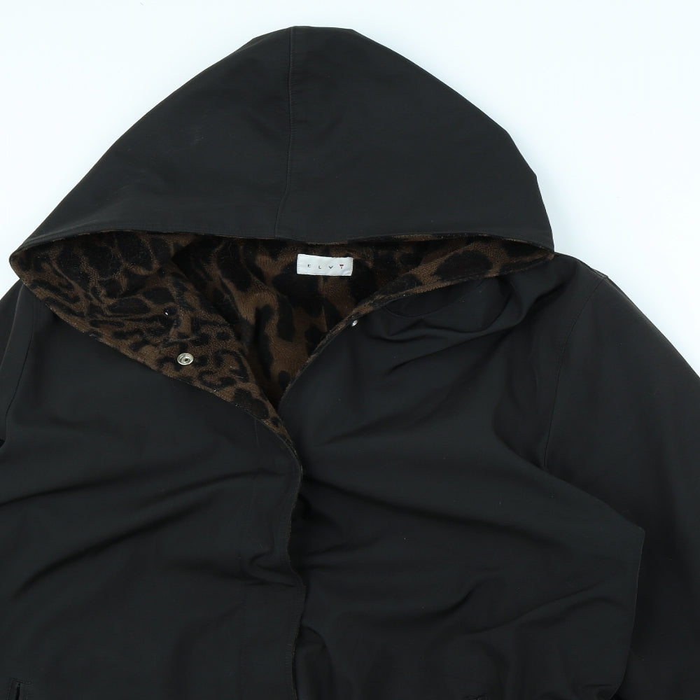 Womens UK Size S ELVI Black Jacket