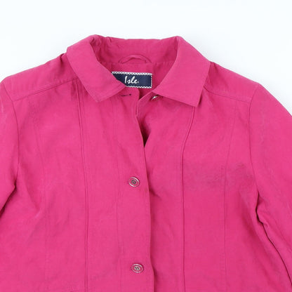 Womens UK Size 12 Isle Pink Jacket