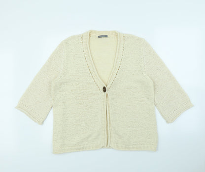 Womens UK Size 18 South Beige Jacket