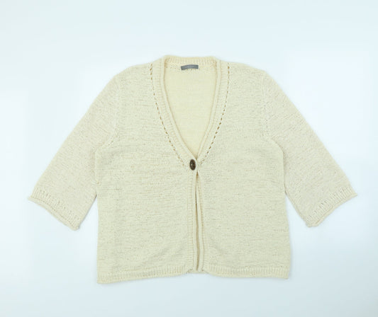 Womens UK Size 18 South Beige Jacket