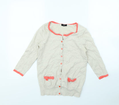 F&F Womens Beige   Cape Jumper Size 10