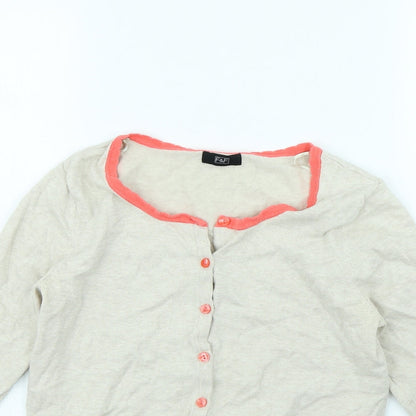 F&F Womens Beige   Cape Jumper Size 10