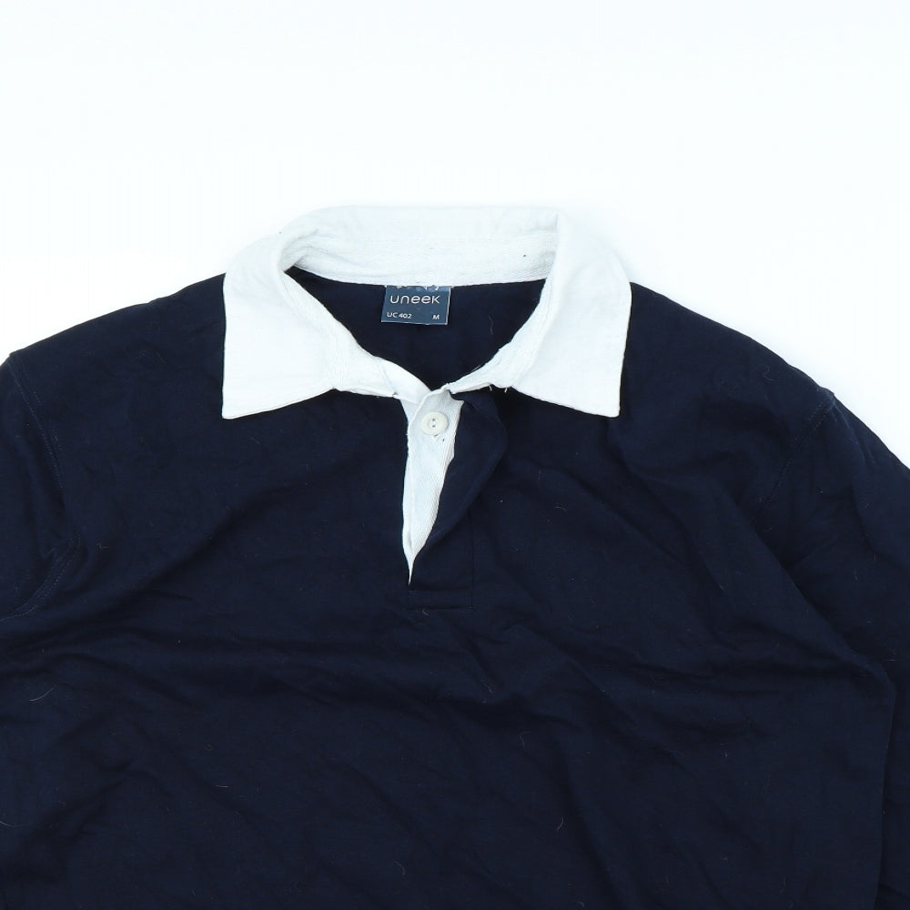 Uneek Mens Blue   Pullover Jumper Size M