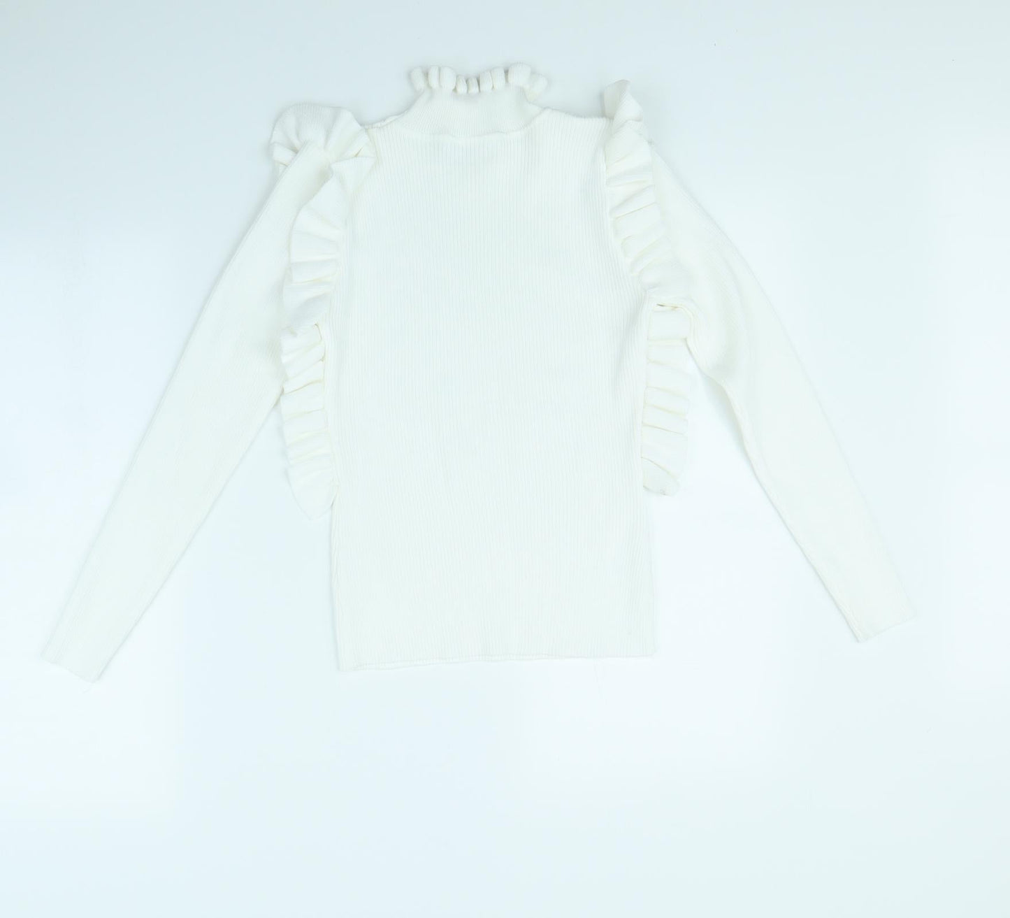 FLM Womens White   Pullover Jumper Size S