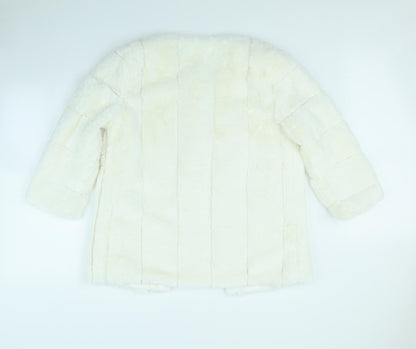Womens UK Size M Preworn Ivory Jacket