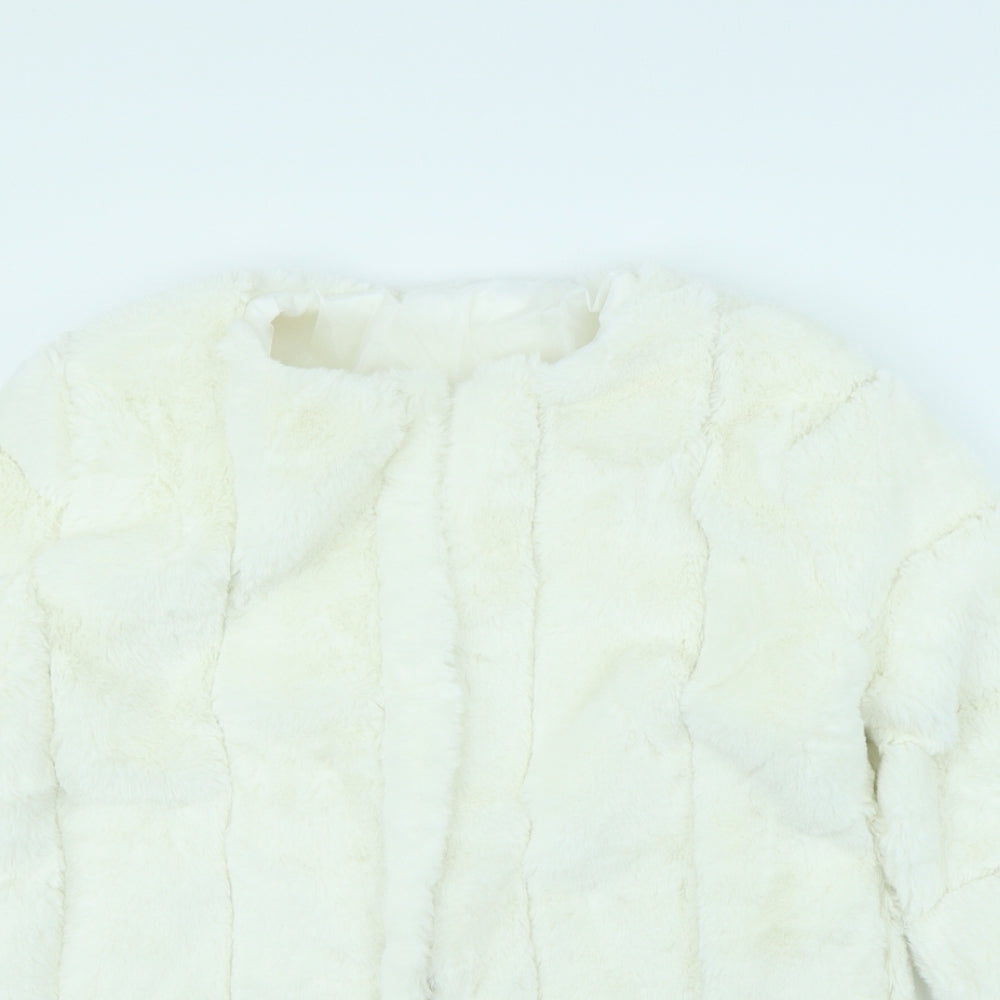 Womens UK Size M Preworn Ivory Jacket