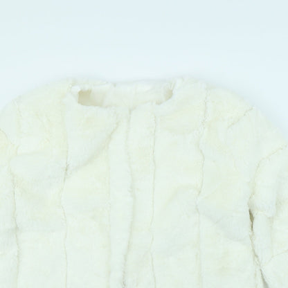 Womens UK Size M Preworn Ivory Jacket