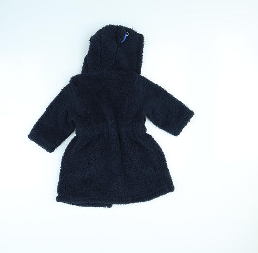 Nutmeg Boys Blue Solid   Robe Size 2 Years  - BEAR