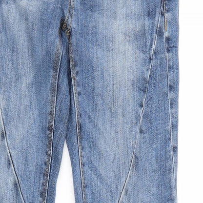 Detriot Womens Blue  Denim Straight Jeans Size 26 in L25 in
