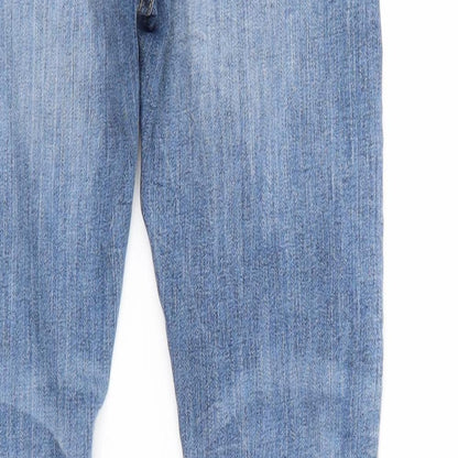 Detriot Womens Blue  Denim Straight Jeans Size 26 in L25 in