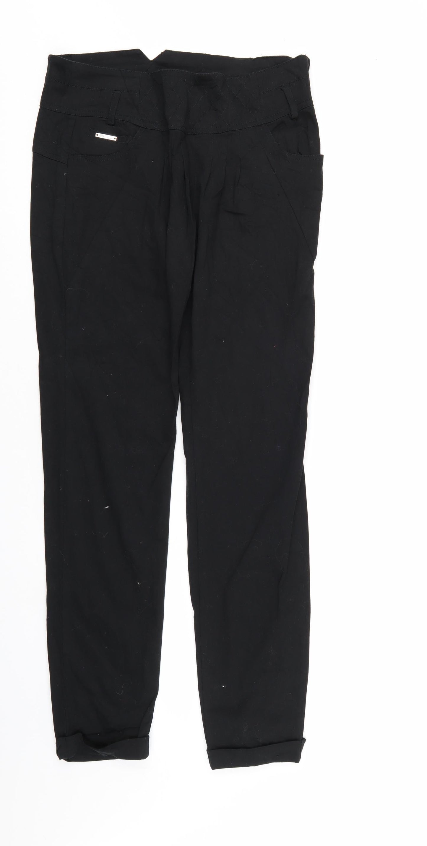 Vi Miss Womens Black   Trousers  Size L L31 in