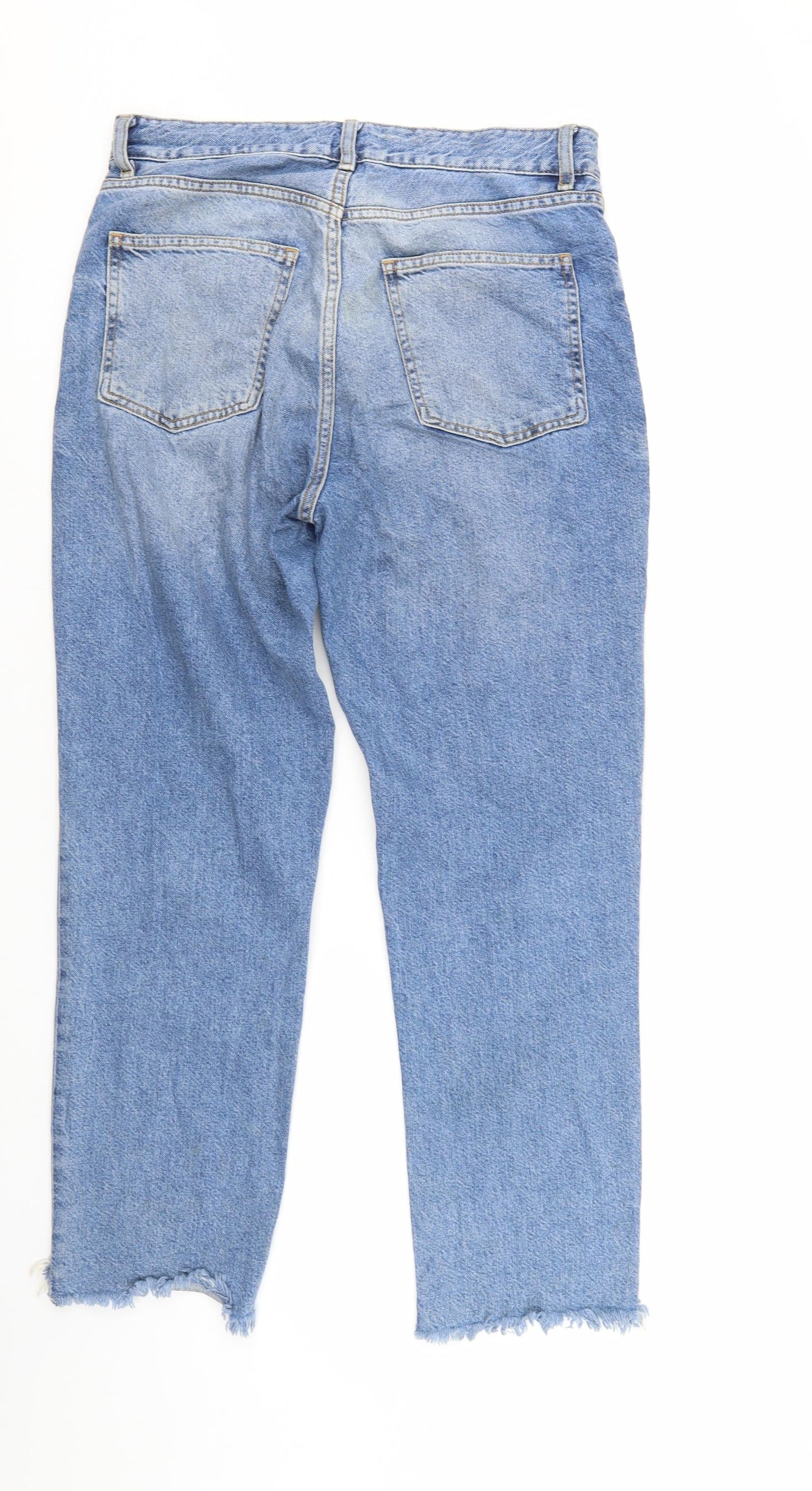 Womens UK Size 30 in Preworn Regular Fit Straight Blue Jeans