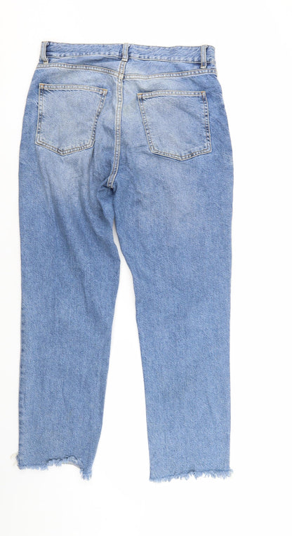 Womens UK Size 30 in Preworn Regular Fit Straight Blue Jeans