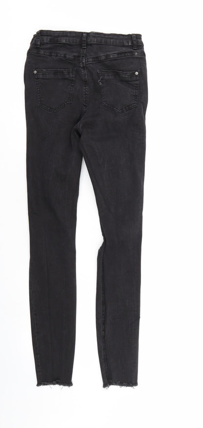 Sinner Womens Black  Denim Skinny Jeans Size 10 L29 in