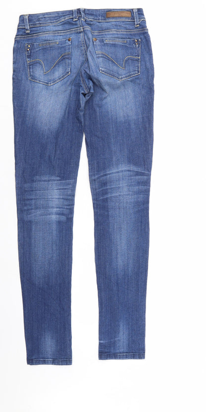 Mens UK Size 29 in Only Regular Fit Skinny Blue Jeans