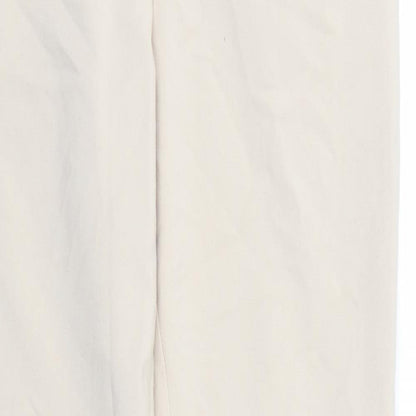 Monsoon Womens Ivory   Trousers  Size 30 in L26 in