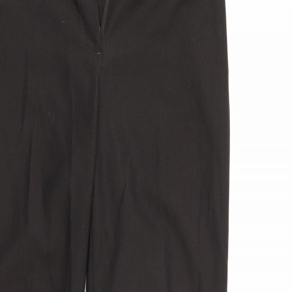 Womens UK Size 34 in NEXT Regular Fit  Brown Trousers