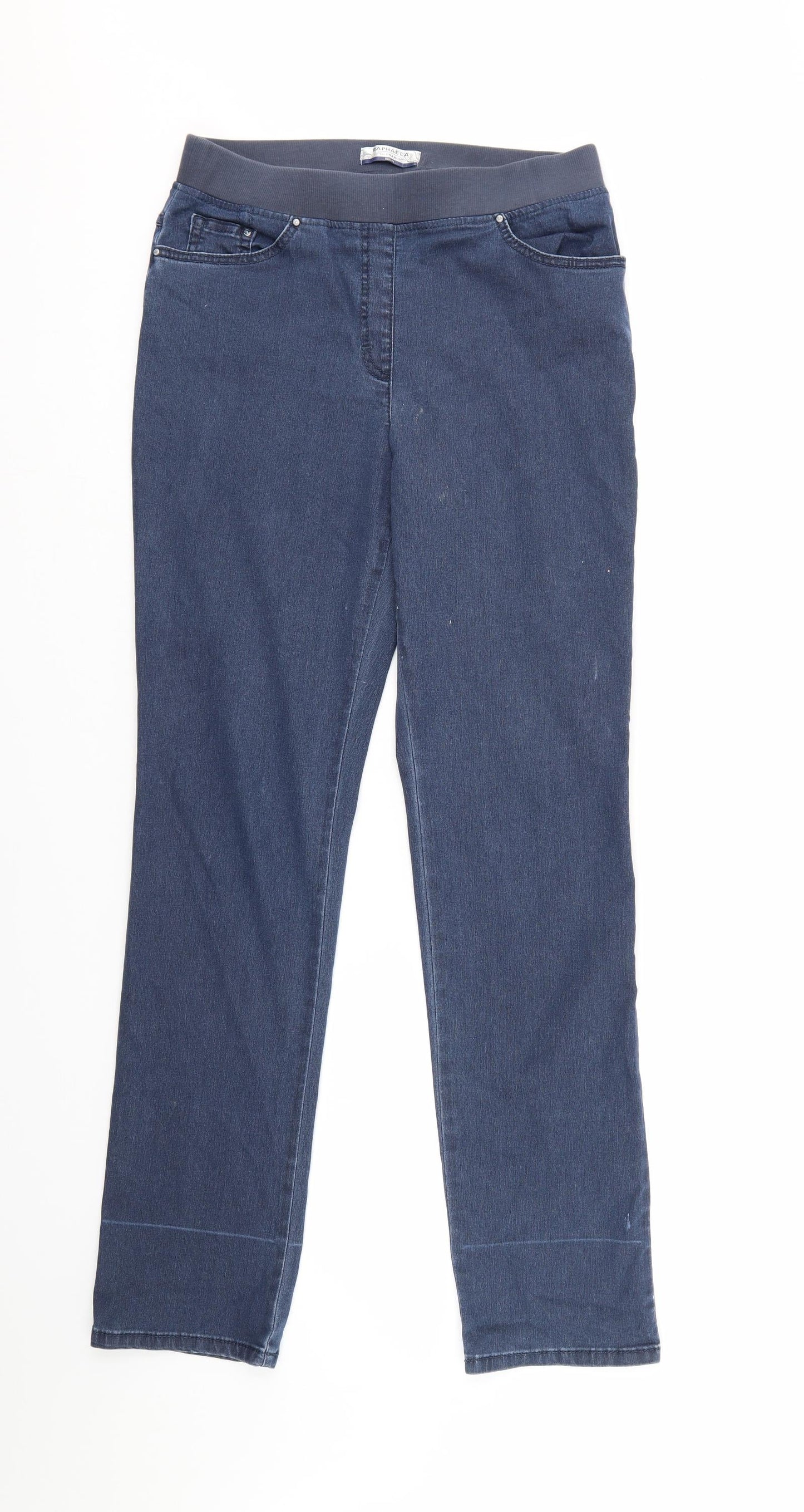 Raphaela Womens Blue  Denim Jegging Jeans Size 12 L31 in